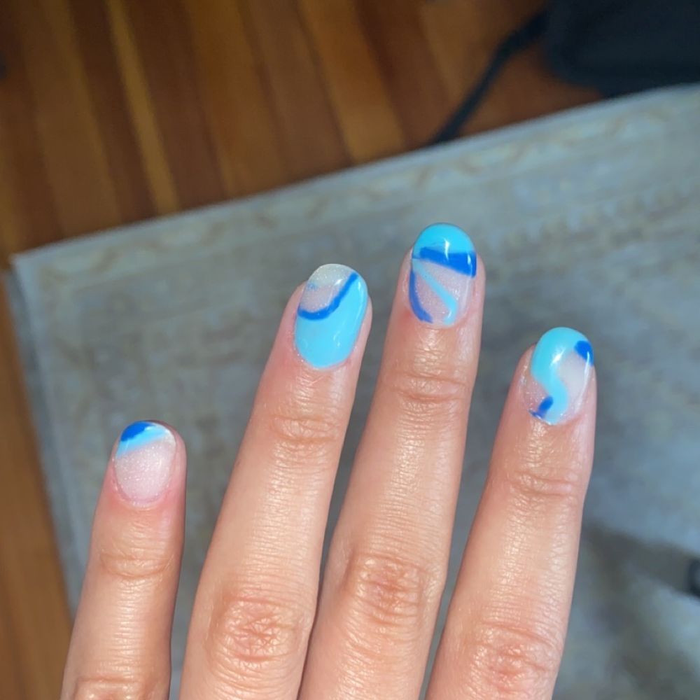 Queen Bee Nails and Spa - I got my nails done yesterday and you can already see the redness worsening around my pinky and ring finger nails where she cut me - Nail Salons Near Me - Brighton, Massachusetts