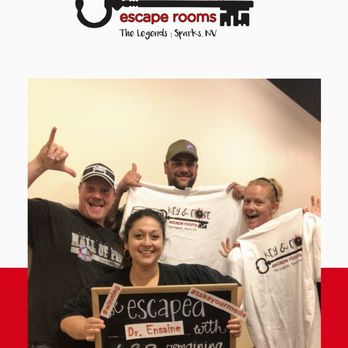 Key And Code - #TheDrillTeam killed it in Key and Code's, Dr. Ensaine's Escape Room! - Escape Games Near Me - Sparks, Nevada