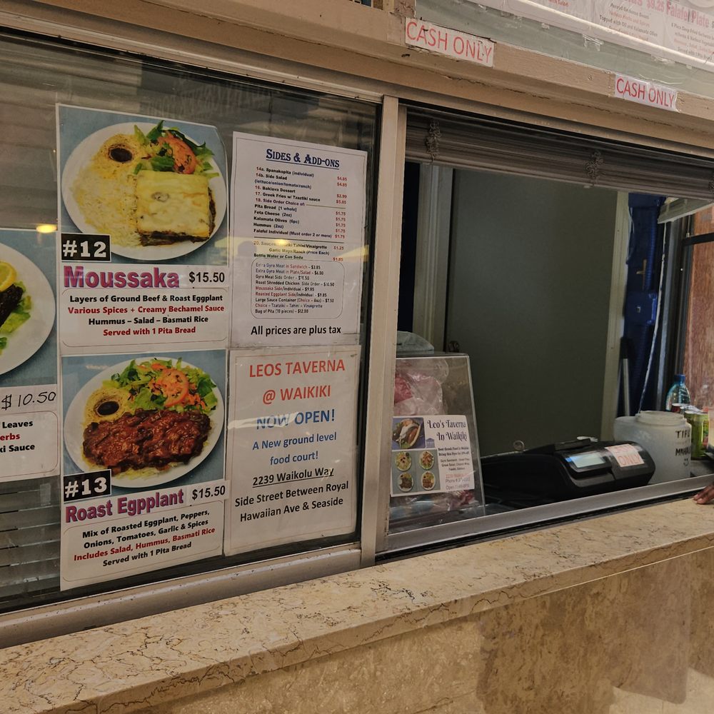 Leo's Taverna Express - Outside - Greek Near Me - Honolulu, Hawaii