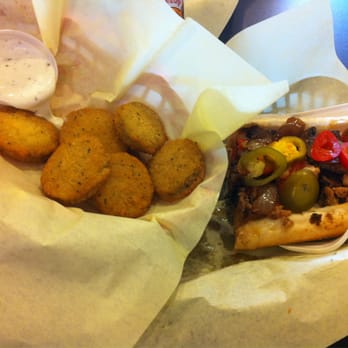 Phillies - Chicken Philly and fried zucchini! Yummmm - Cheesesteaks Near Me - San Francisco, California