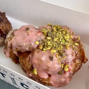 Parlor Doughnuts - Raspberry Pistachio - Donuts Near Me - Greenville, South Carolina