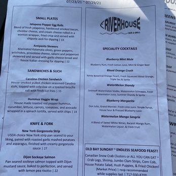 River House Bar and Grill - Read about seafood bottom right. A little pricey but it's the going rate. - New American Near Me - Middletown, Pennsylvania River House Bar and Grill - Read about seafood bottom right. A little pricey but it's the going rate. - New American Near Me - Middletown, Pennsylvania