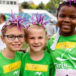 Girls On The Run - Eastern Iowa - GOTR girls at a final 5k! (photo by Girls On The Run)