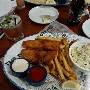 Red Lobster - Fish and chips and Blackberry Smash. - Seafood Near Me - San Bernardino, California