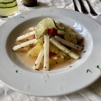 Taberna de los Frailes - X'ek (citrus & jicama salad w/ sour orange dressing) - Mexican Near Me - Valladolid, YUC Taberna de los Frailes - X'ek (citrus & jicama salad w/ sour orange dressing) - Mexican Near Me - Valladolid, YUC