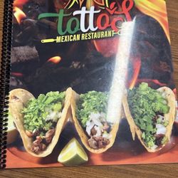 Tottos Mexican Restaurant - Menu