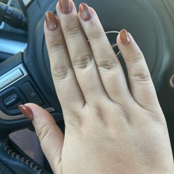 A & M Nail Spa - Gel nails with cat eye