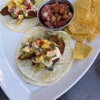 Ivar's Salmon House - Vegan Tacos with pico de gallo - Seafood Near Me - Seattle, Washington Ivar's Salmon House - Vegan Tacos with pico de gallo - Seafood Near Me - Seattle, Washington