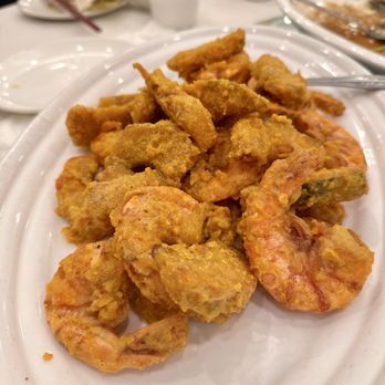 The Kitchen - Sauteed Tiger Prawn with Salted Egg Yolk - Dim Sum Near Me - Millbrae, California