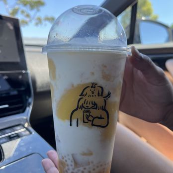 Heytea - Coconut Mango Boom - Bubble Tea Near Me - Irvine, California