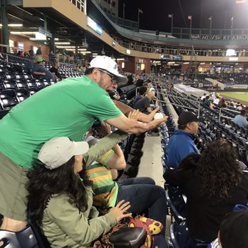 Greater Nevada Field - Family Reunion Night with the Corazones de Reno! Mr. Quickhands caught a tee-shirt from Archie and also caught a foul ball. - Stadiums & Arenas Near Me - Reno, Nevada