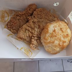 Church's Chicken - 2 PC with a honey biscuit