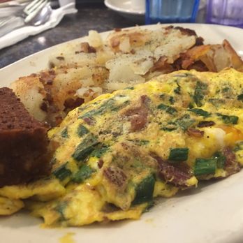 Suburban Diner - Omelette with scrapple - Diners Near Me - Feasterville, Pennsylvania Suburban Diner - Omelette with scrapple - Diners Near Me - Feasterville, Pennsylvania