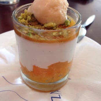 Zaytinya - Apricot and peach yogurt - Greek Near Me - Washington, DC, District of Columbia