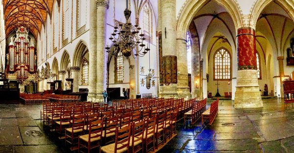 The St. Bavo Church in Haarlem by null