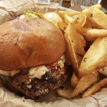 Key & Cleaver - Black and Blue Burger with those addictive fries! - Burgers Near Me - San Diego, California