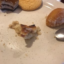 a plate of desserts on a table