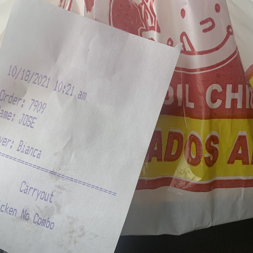Ay Papa Que Rico - My to go bag with receipt - Desserts Near Me - Palmdale, California