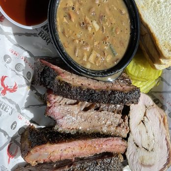 Choche’s BBQ & Bar - Three meat combo. - Barbeque Near Me - Eagle Pass, Texas