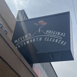 Mitch’s Original Chatsworth Cleaners - Sign from the front