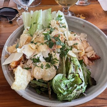 Taproot Cider House - Smoked trout Caesar salad - Bars Near Me - Traverse City, Michigan Taproot Cider House - Smoked trout Caesar salad - Bars Near Me - Traverse City, Michigan