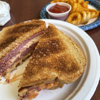 Terramonga Local Provisions & Deli - Reuben and curly fries - Delis Near Me - Fairview, North Carolina