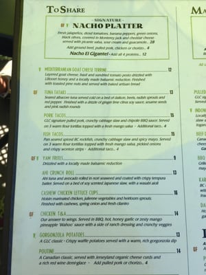 Menu photo 5 Garibaldi Lift Co Whistler, BC Menu photo 5 Garibaldi Lift Co Whistler, BC