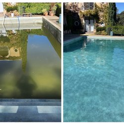Geo's Pool Spa and Solar - Another one of our clean pool cleans up.