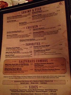 Menu photo 2 Saltgrass Steak House Mcallen, TX