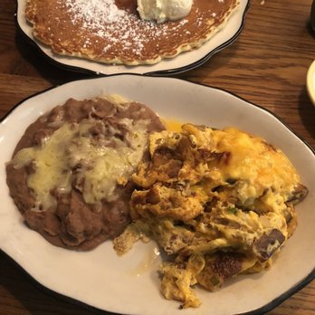 Superica - Chorizo, potatoes and eggs with one pancake - Tex-Mex Near Me - Houston, Texas Superica - Chorizo, potatoes and eggs with one pancake - Tex-Mex Near Me - Houston, Texas