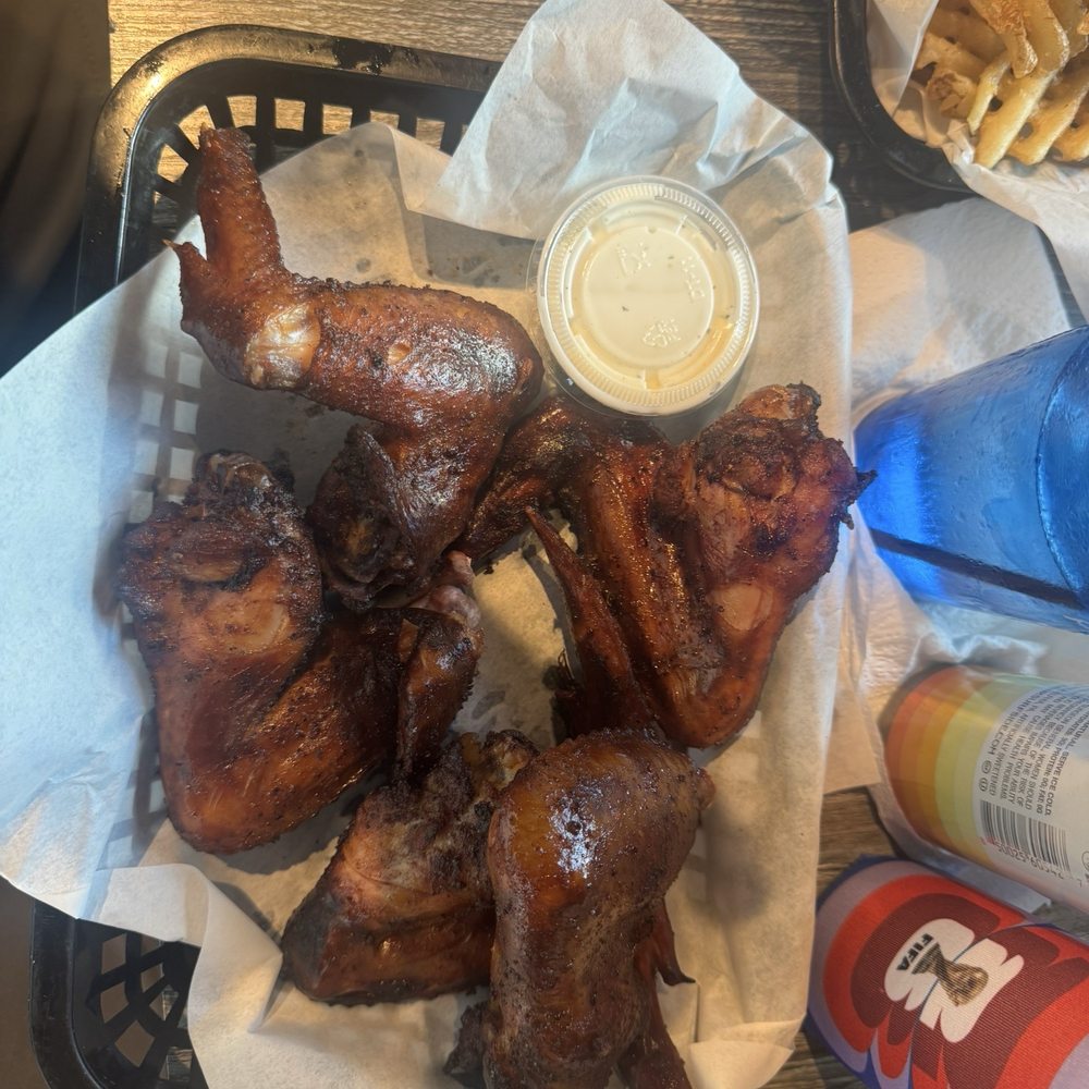 Dockside Dave's - Wings, brined for 24 hours and smoked for two hours! - Seafood Near Me - Madeira Beach, Florida Dockside Dave's - Wings, brined for 24 hours and smoked for two hours! - Seafood Near Me - Madeira Beach, Florida