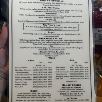 Brophy Bros - Menu - Seafood Near Me - Santa Barbara, California
