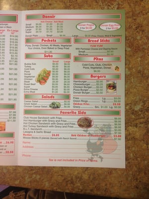 Menu photo 2 Tasty Pizza Dartmouth, NS