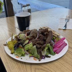 Mazzah Mediterranean Grill - Gyro salad