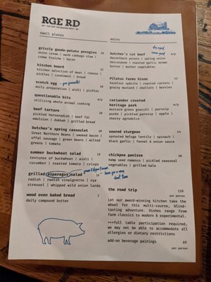 Menu photo 1 RGE RD Edmonton, AB