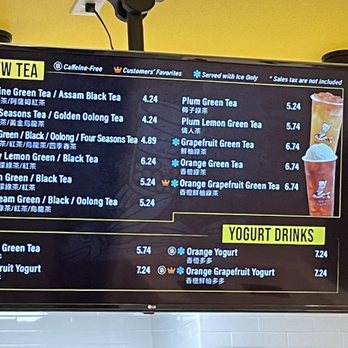 Wushiland Boba - Menu display - Coffee & Tea Near Me - Arcadia, California Wushiland Boba - Menu display - Coffee & Tea Near Me - Arcadia, California