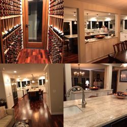 Kristin von Zweck Architect - Wine cellar and views into the kitchen