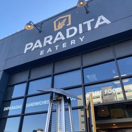 Exterior outside entrance of Paradita Eatery - Public market - Emeryville, California Exterior outside entrance of Paradita Eatery - Public market - Emeryville, California