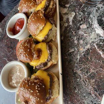 Grand Lux Cafe - Mini cheese burgers - American Near Me - Paramus, New Jersey Grand Lux Cafe - Mini cheese burgers - American Near Me - Paramus, New Jersey