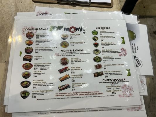 Menu photo 1 Momi Market Miami, FL