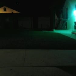 Whittier Church of God - The Plaza Area At Night :-)