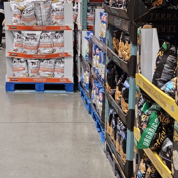 Costco Wholesale - Pallets blocking walkways - Electronics Near Me - San Bernardino, California