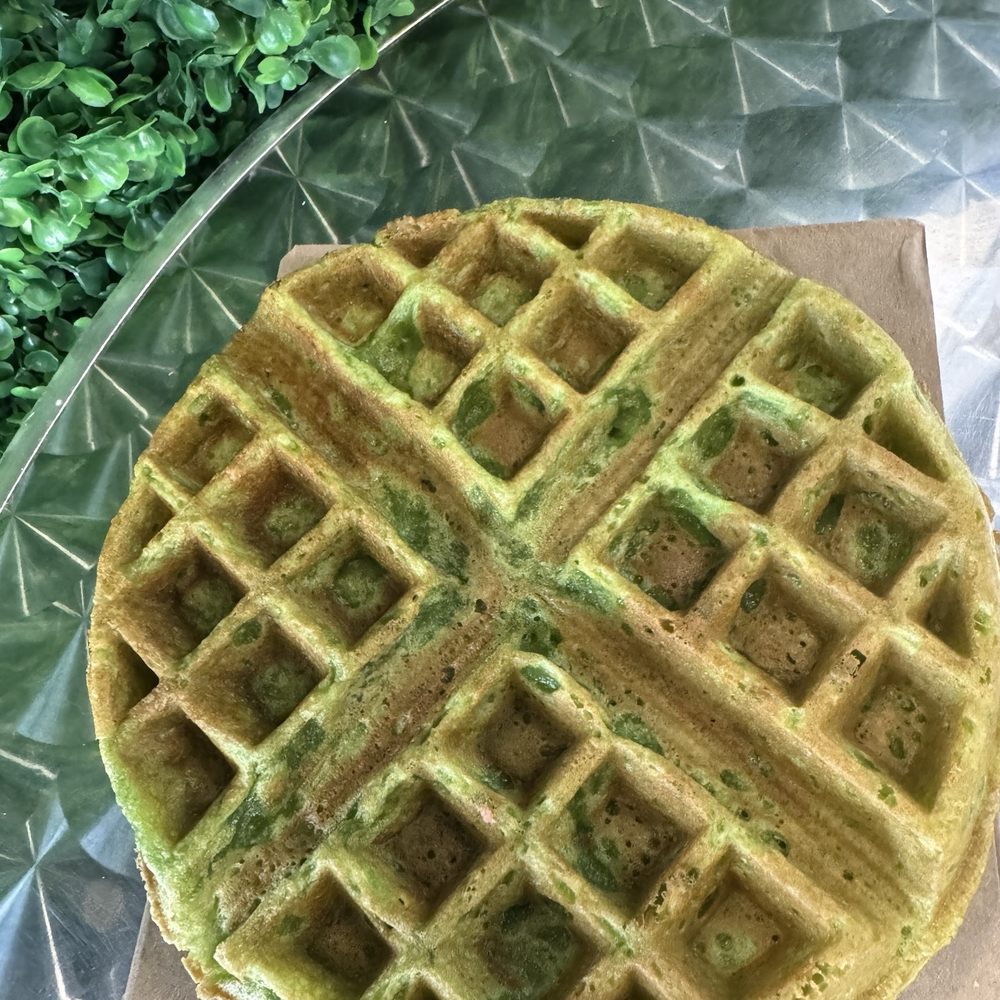 Nuoc Mia Vien Dong 2 - Lá Dứa (pandan) waffle - $4 - Desserts Near Me - San Jose, California Nuoc Mia Vien Dong 2 - Lá Dứa (pandan) waffle - $4 - Desserts Near Me - San Jose, California