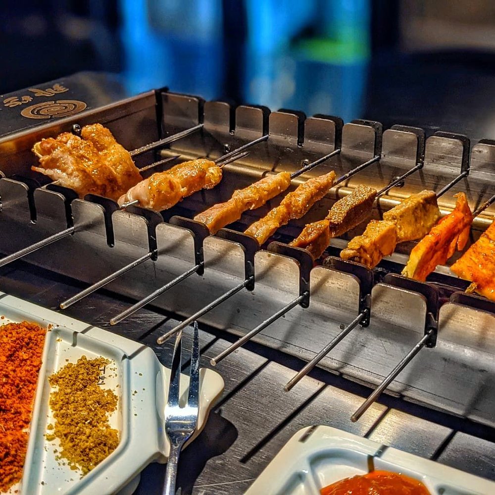 Golden Time - a variety of food on a grill - Bars Near Me - Richmond, British Columbia Golden Time - a variety of food on a grill - Bars Near Me - Richmond, British Columbia
