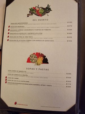 Menu photo 5 Restaurante Centro Castellano México, D.F., DIF