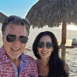 Hideaway Beach Club - ROSARIO S. CASSATA AAND CAROLYN AT THE HIDEAWAY BEACH CLUB ON MARCO ISLAND FL.