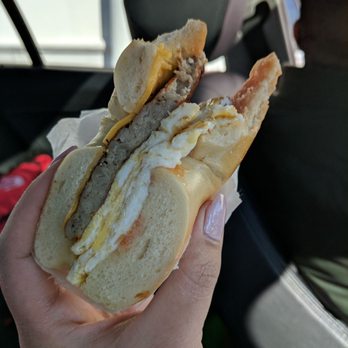 Clark Bagels - Took a bite before I could take a pic - Bagels Near Me - Clark, New Jersey