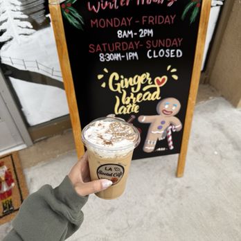 LA Social Cafe - Gingerbread Iced Latte - Coffee & Tea Near Me - West Covina, California