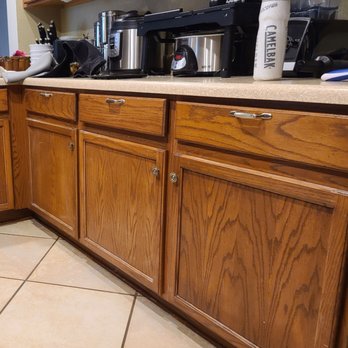 Blessing Painting - Kitchen Cabinets Before - Painters Near Me