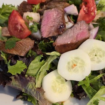 Chalin Thai Cuisine - Grilled beef salad - Thai Near Me - Germantown, Tennessee Chalin Thai Cuisine - Grilled beef salad - Thai Near Me - Germantown, Tennessee
